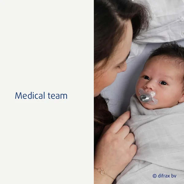 Difrax dental soother -2/+2 months  - Difrax