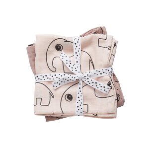Done by Deer burp cloth, 2-pack, Contour - Liewood