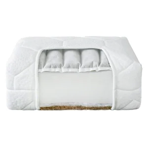 Nordbaby mattress with buckwheat and coconut 120x60x8cm, Comfort  - Leander