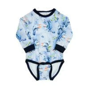 MeToo Body LS AOP Lavender Gray 56 - Dirkje