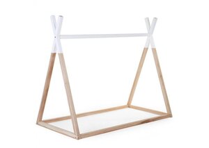 Childhome Tipi Cot Bed Natural/White 70x140 - Tinynord