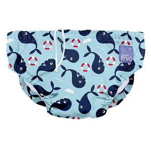 Bambino Mio Reusable Swim Nappy, Whale Wharf - Nordbaby
