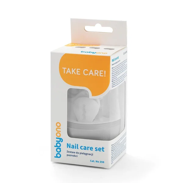 BabyOno 398/03 Baby nail set Grey - BabyOno