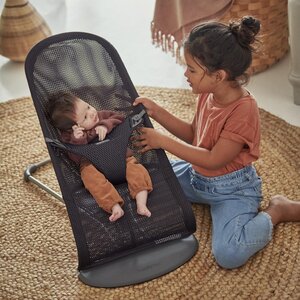 BabyBjörn Bouncer Bliss, Antracite Mesh - Joie