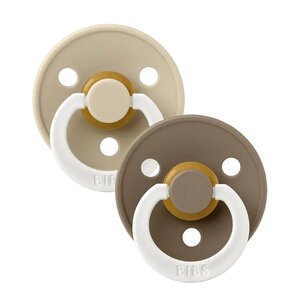 Bibs Colour soother Vanilla Night Dark Oak - Suavinex