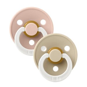 Bibs colour soother, Vanilla Night/Blush Night - Suavinex