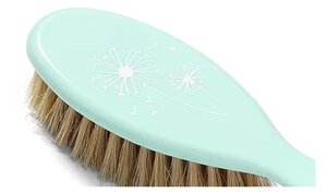 BabyOno 567/03 Hairbrush and comb, natural bristle Green - Nuvita