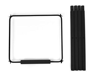 Childhome Evolu extra long legs + footstep, Black - Childhome