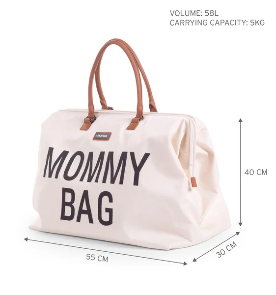 Childhome Mommy Bag nursery bag Offwhite/Black - Childhome
