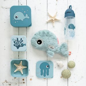 Done by Deer Snack box set 3pcs, Sea Friends Blue - Done by Deer