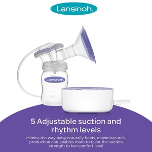 Lansinoh compact single electric breast pump  - Nuvita