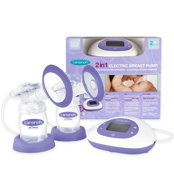 Lansinoh 2-in-1 electric breast pump e - Lansinoh