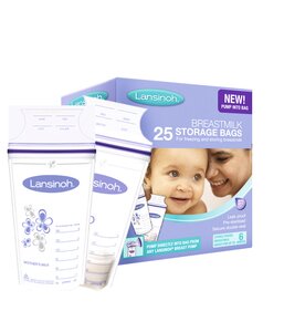 Lansinoh breastmilk storage bags (pack of 25) - Nuvita