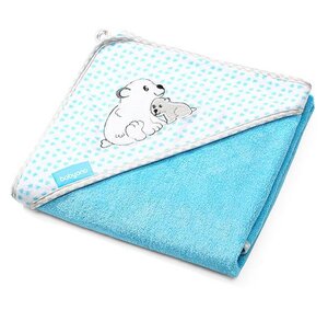 BabyOno bamboo hooded towel 100x100cm, Blue - Leander