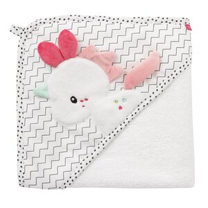 Fehn hooded bath towel 80x80cm, Unicorn - Leander