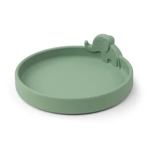 Done by Deer plate Peekaboo Elphee, Green - Done by Deer