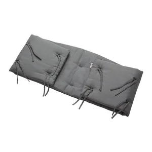 Leander bumper for Classic baby cot, Cool Grey - Done by Deer