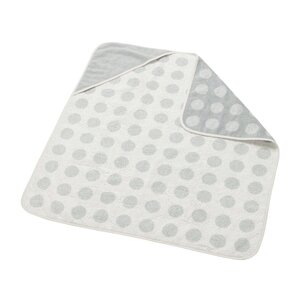 Leander hooded towel 80x80cm, Cool grey  - Elodie Details