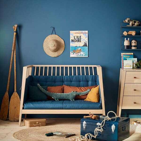 Leander Linea baby cot 65x132cm,Oak - Leander