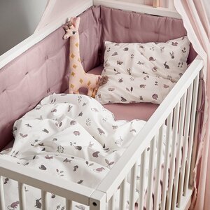 Leander Bumper for Linea and Luna Baby cot, Dusty Rose - Done by Deer