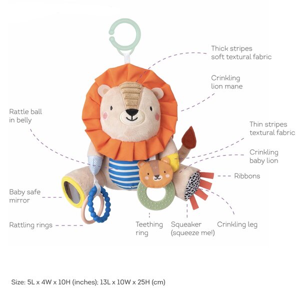 Taf Toys Harry Lion activity doll - Taf Toys