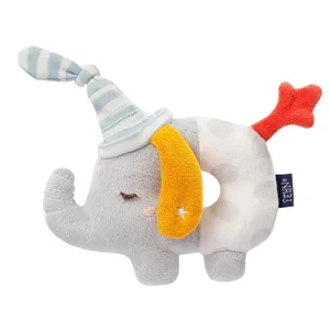 Fehn soft ring rattle Elephant - BabyOno