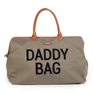 Childhome Daddy bag nursery bag - canvas Khaki - Childhome