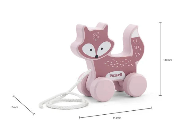 PolarB Pull Along - Fox - PolarB