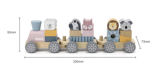 PolarB Stacking Train Multicolor - PolarB