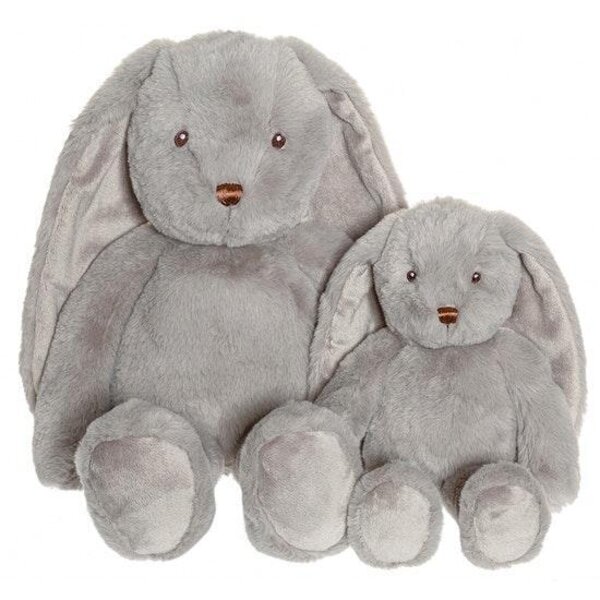 Teddykompaniet soft toy bunny 30cm, Svea, Grey - Teddykompaniet