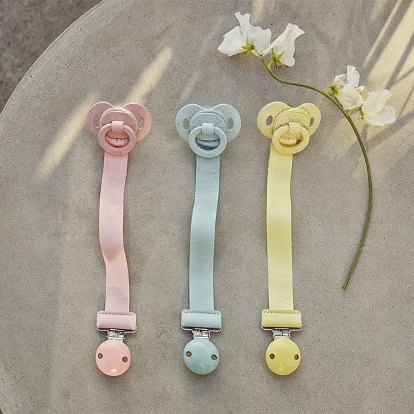 Elodie Details Pacifier Clip Wood Sunny Day Yellow - Elodie Details