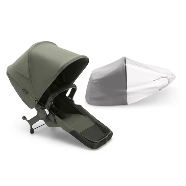 Bugaboo Donkey 5 Duo kомплект коляски Black/Forest Green, Forest Green - Bugaboo