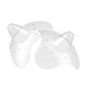 BabyOno Silicone nipple shields 2pcs - Nuvita
