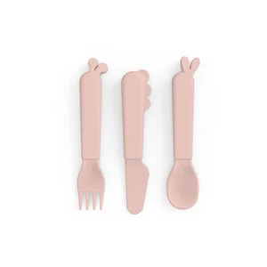 Done by Deer Kiddish cutlery set Deer friends Powder  - Done by Deer