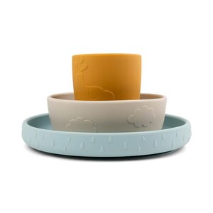 Done by Deer Silicone Stick&Stay dinner set Deer friend - Elodie Details