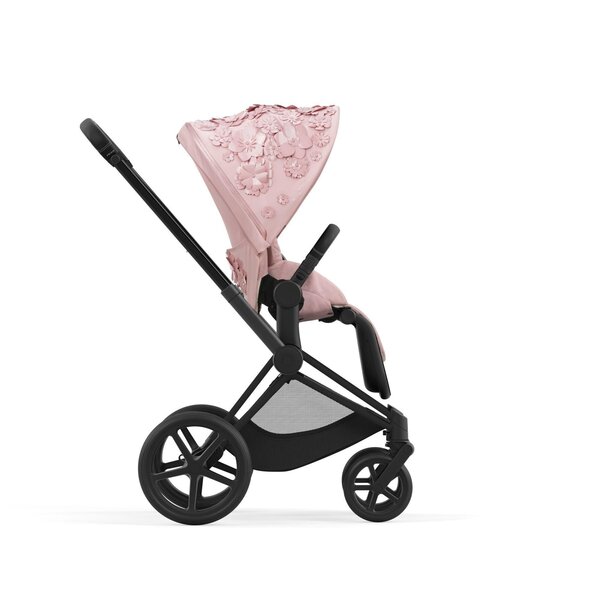 Cybex Priam V4 stroller set Simply Flowers Pale Blush, Frame Matt black - Cybex