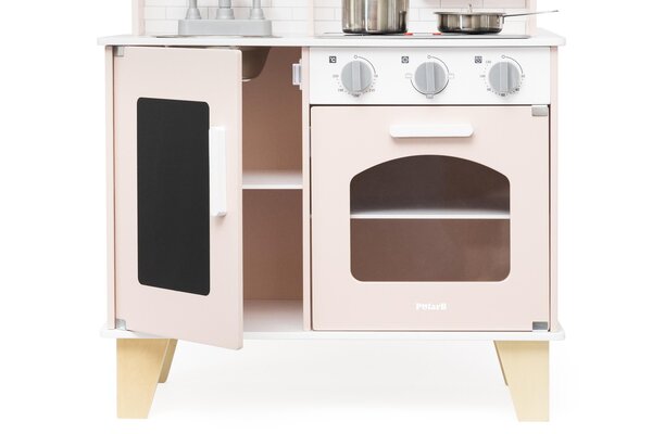 PolarB Little Chefs Kitchen with Light and Sound - Pink - PolarB
