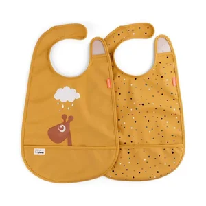 Done by Deer taskuga põll 2-pakk Raffi Mustard - Elodie Details