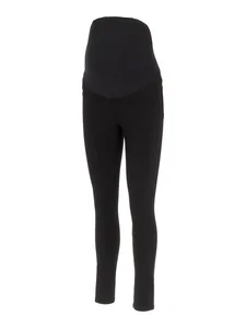 Mamalicious Mllucy black slim 7/8 pant - Carriwell