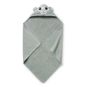 Elodie Details hooded towel 80x80cm, Pebble Green - Elodie Details