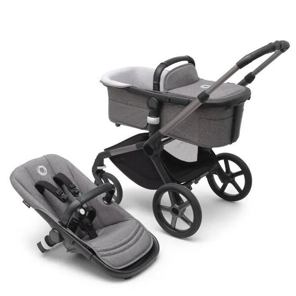 Bugaboo Fox 5 stroller set Graphite/Grey Melange, Forest Green - Bugaboo