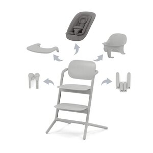 Cybex Lemo 4in1 стульчик для кормления Suede Grey - Cybex