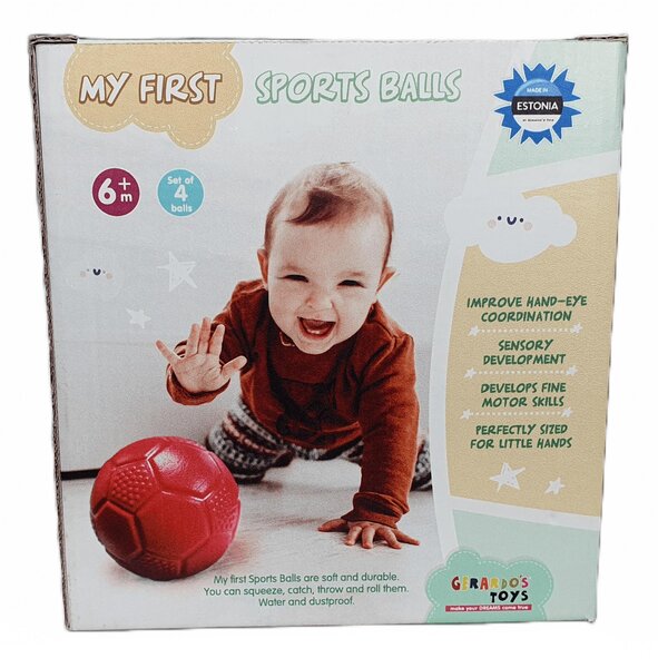 Gerardos Toys My First Sports balls 4tk - Gerardos Toys