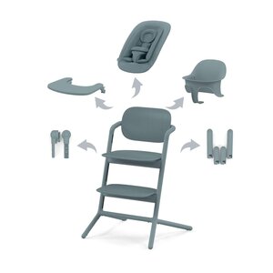 Cybex Lemo 4in1 стульчик для кормления Stone Blue - Cybex