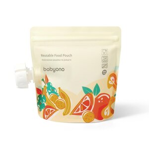 BabyOno Reusable food pouch 150ml 5pcs - Done by Deer