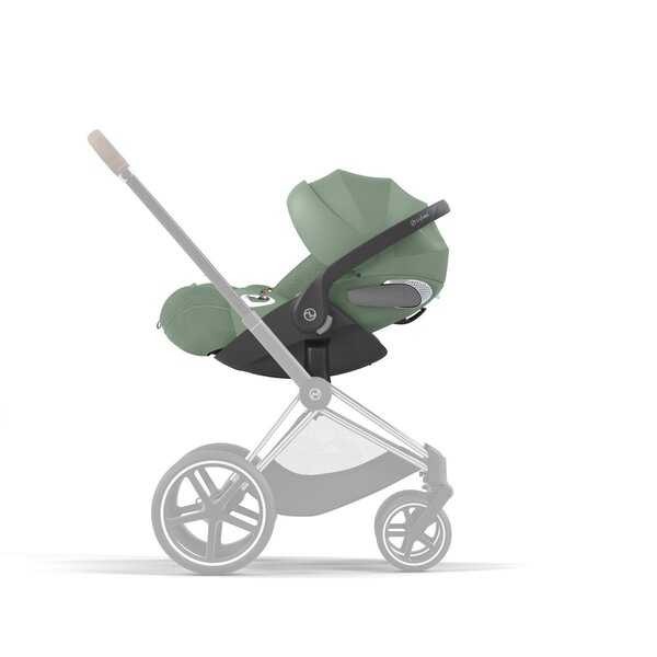 Cybex Priam V4 stroller set 2in1 Leaf Green, Matt Black, Cloud T car seat Plus Leaf Green - Cybex