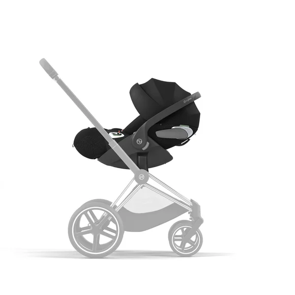 Cybex Priam V4 stroller set 4in1 Sepia Black, Matt Black frame,Cloud T car seat and Base T isofix - Cybex