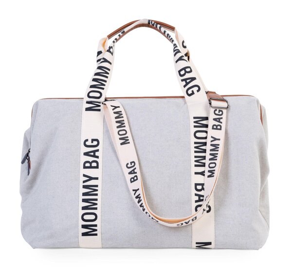 Childhome Mommy Bag сумка Signature Canvas OffWhite - Childhome