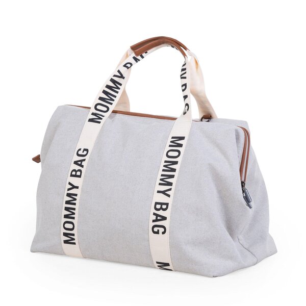 Childhome Mommy Bag сумка Signature Canvas OffWhite - Childhome