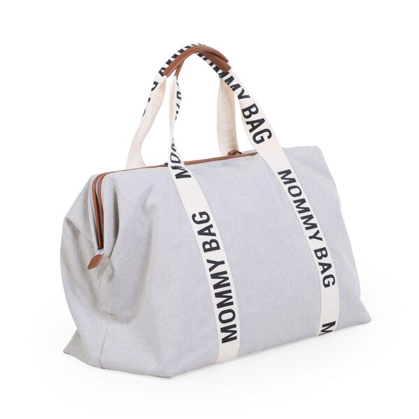 Childhome Mommy Bag сумка Signature Canvas OffWhite - Childhome
